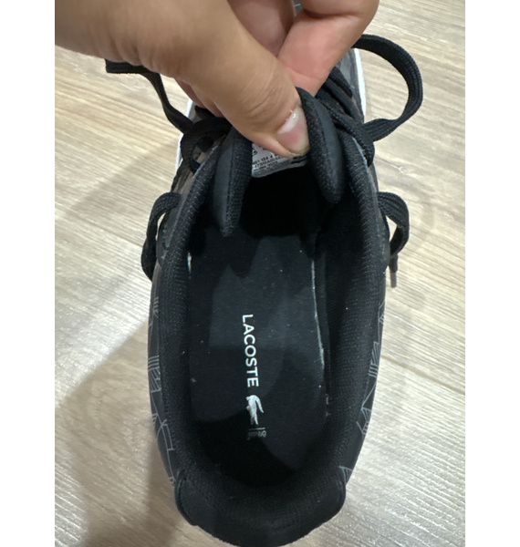 Кеды • Lacoste • Черный