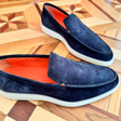 Лоферы • Santoni • Синий