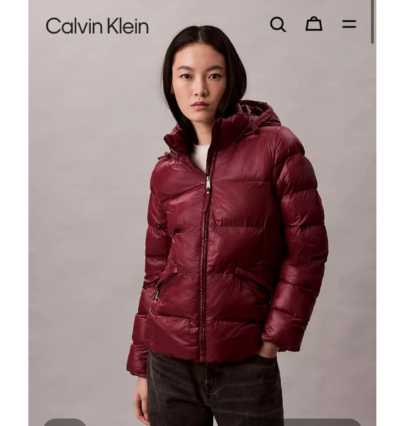 Куртка • Calvin Klein • Бордовый