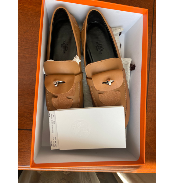 Лоферы • Hermès • Коричневый