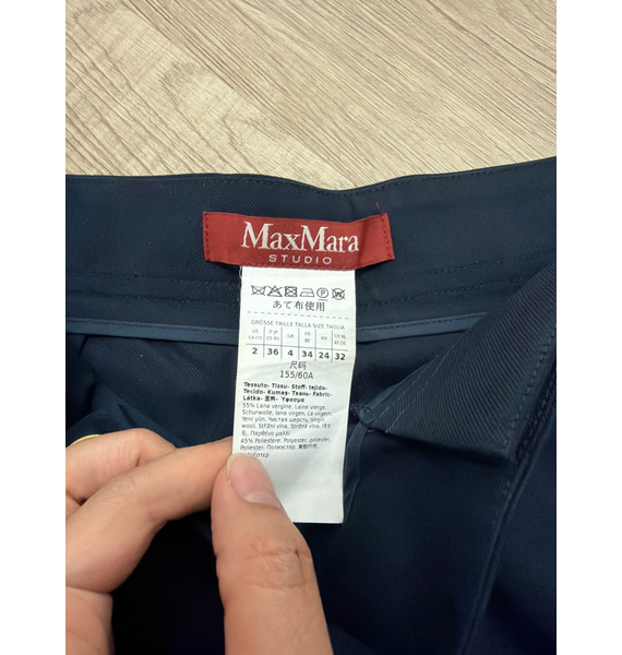 Брюки • 'S Max Mara • Темно-синий