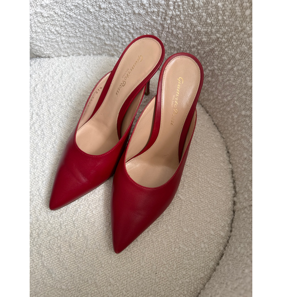Мюли • Gianvito Rossi • Бордовый