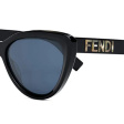 Солнцезащитные очки • Fendi • Черный