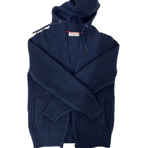 Кардиган • Brunello Cucinelli • Темно-синий