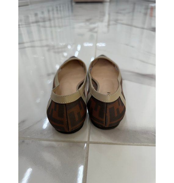 Балетки • Fendi • Горчичный