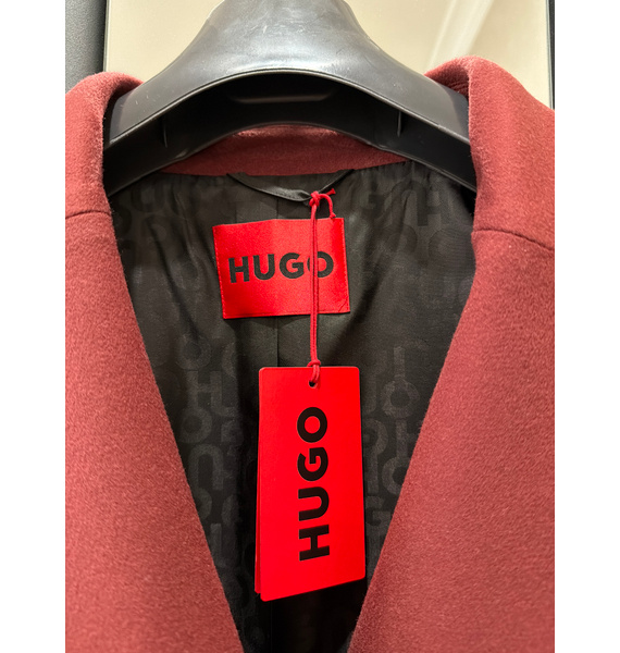 Пальто • HUGO • Бордовый