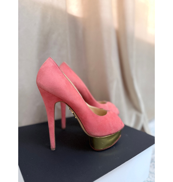 Туфли • Charlotte Olympia • Коралловый