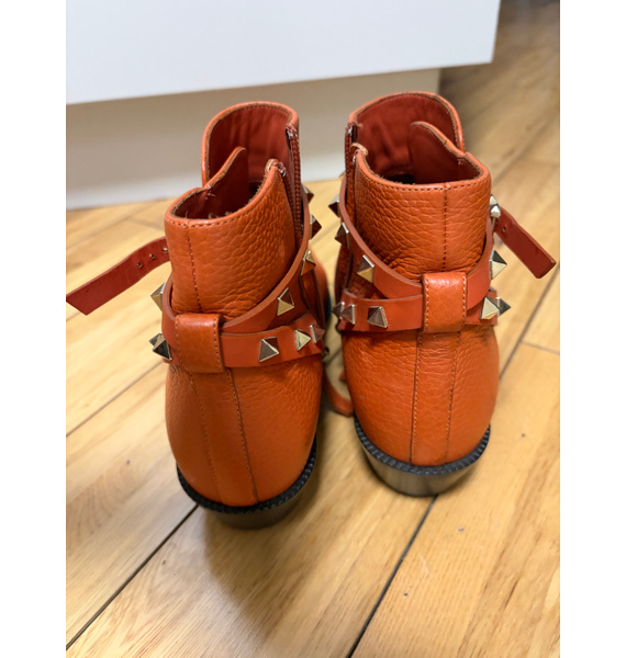 Ботинки • Valentino • Оранжевый