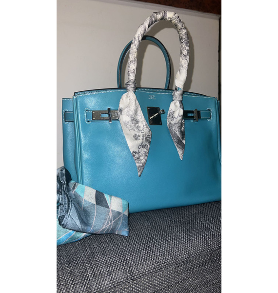 Сумка • Hermès • Голубой