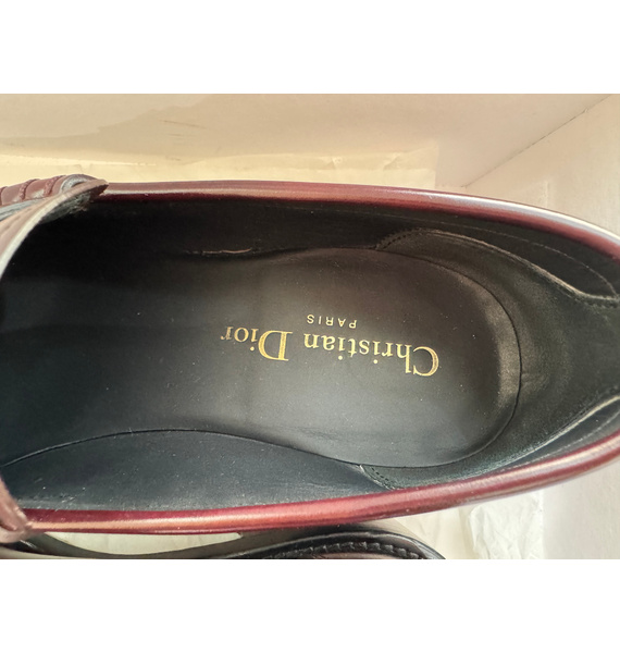 Лоферы • Christian Dior • Бордовый