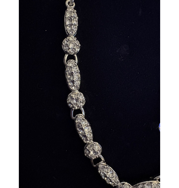 Колье • Swarovski • Серебряный