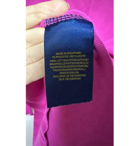 Лонгслив • Polo Ralph Lauren • Розовый