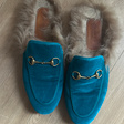 Мюли • Gucci • Бирюзовый