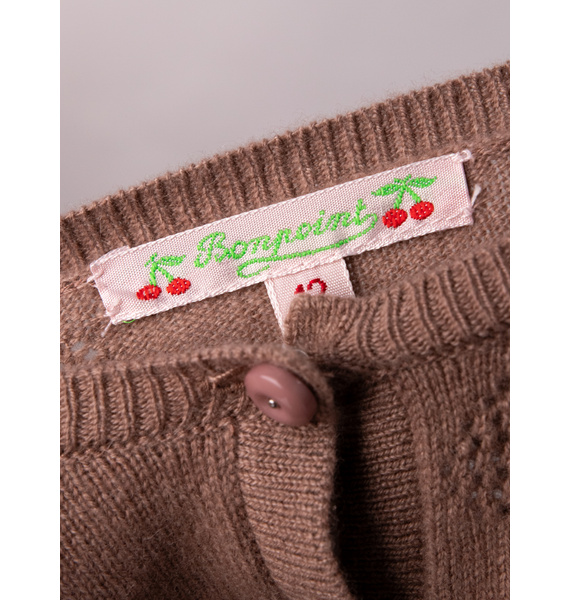 Кардиган • Bonpoint • Коричневый