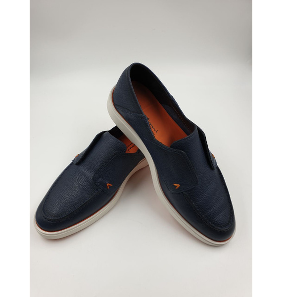 Мокасины • Santoni • Темно-синий