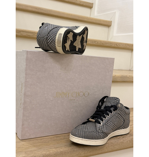 Кеды • Jimmy Choo • Серебряный