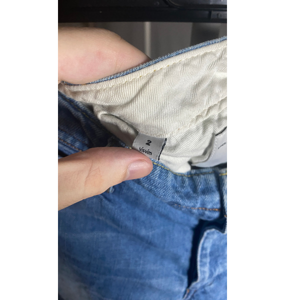 Джинсы • visvim • Голубой