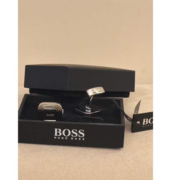 Запонки • Boss Hugo Boss • Серебряный