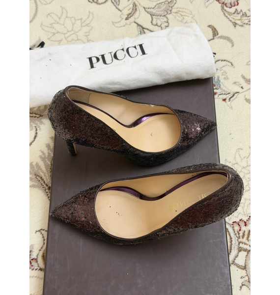 Туфли • Emilio Pucci • Бордовый