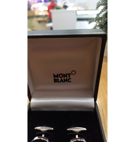 Запонки • Montblanc • Серебряный