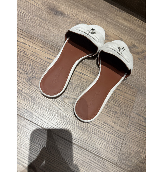 Шлепанцы • Loro Piana • Белый