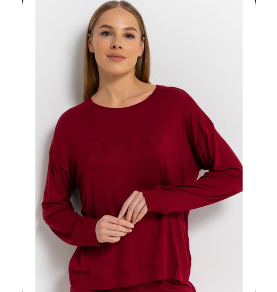Лонгслив • DKNY • Бордовый