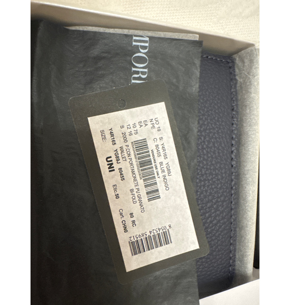 Кошелек • Emporio Armani • Темно-синий