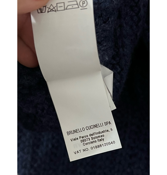 Кардиган • Brunello Cucinelli • Темно-синий