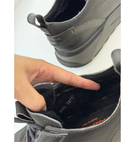 Кроссовки • Santoni • Тёмно-серый