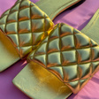 Шлепанцы • Bottega Veneta • Золотой