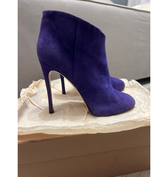 Ботильоны • Gianvito Rossi • Фиолетовый