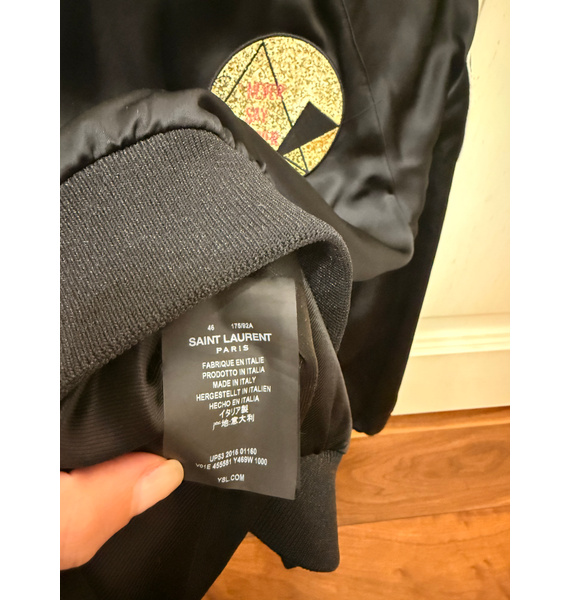 Бомбер • Saint Laurent • Черный