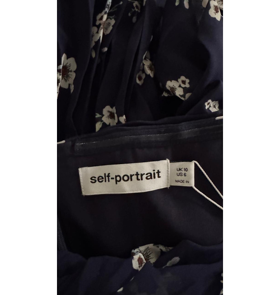 Платье • Self-Portrait • Фиолетовый