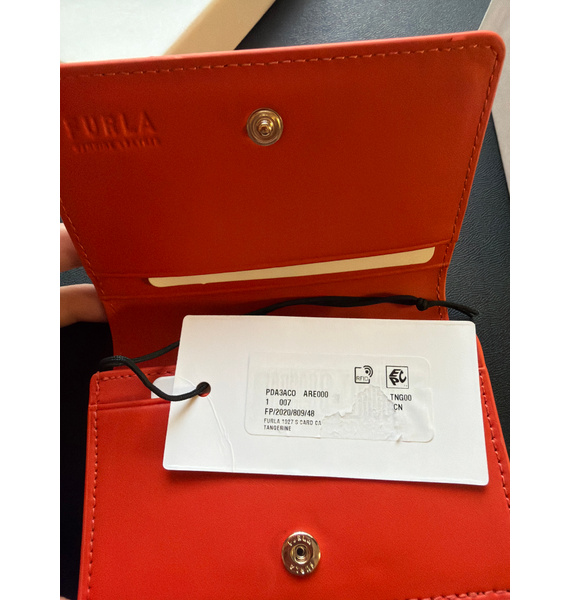 Картхолдер • Furla • Оранжевый