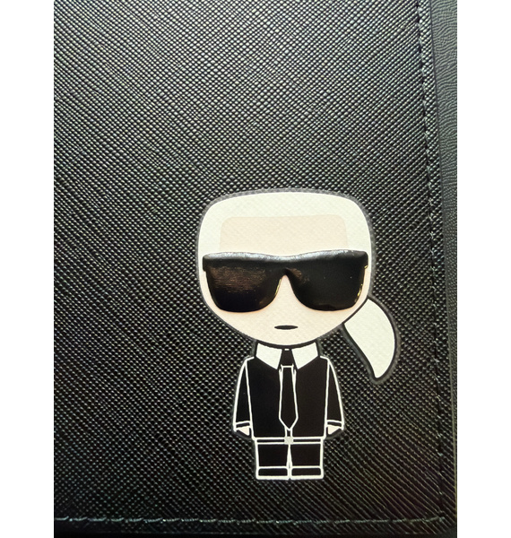 Чехол для паспорта • Karl Lagerfeld • Черный