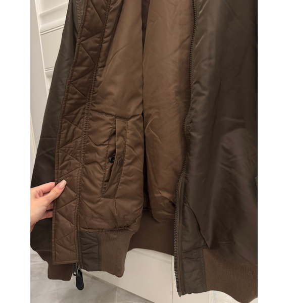 Бомбер • Alpha Industries • Коричневый