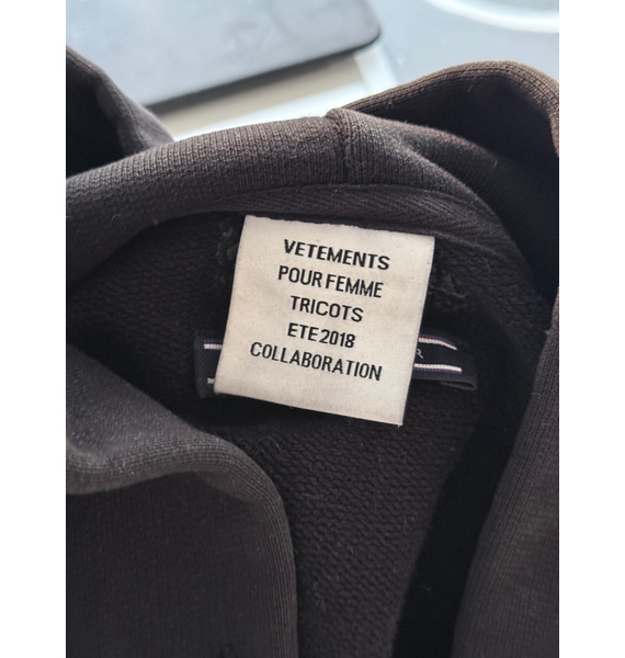 Худи • VETEMENTS • Черный
