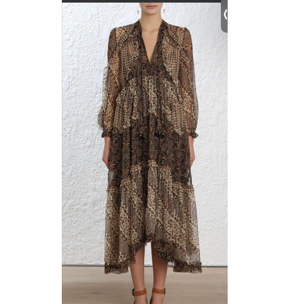 Платье • ZIMMERMANN • Коричневый