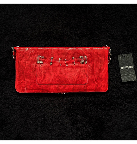 Клатч • Balmain • Бордовый