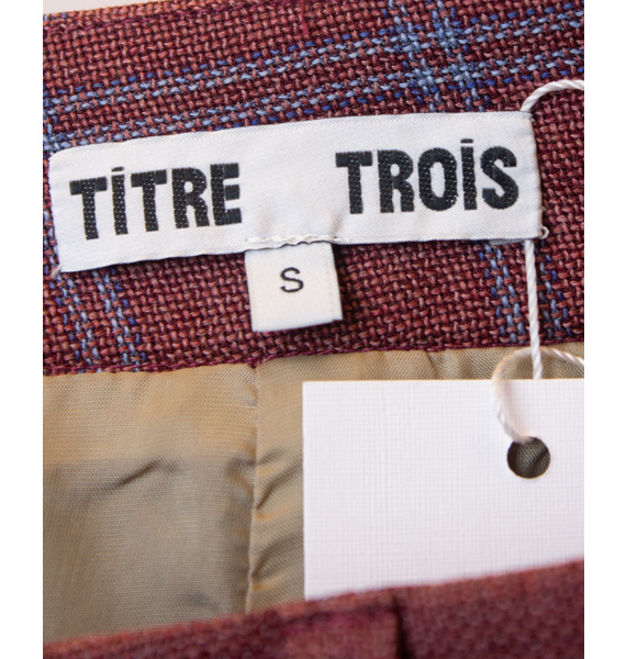 Юбка • TITRE TROIS • Бордовый