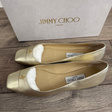 Балетки • Jimmy Choo • Золотой