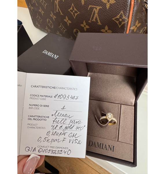 Кольцо • Damiani • Золотой