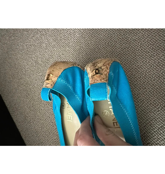 Балетки • Chanel • Синий