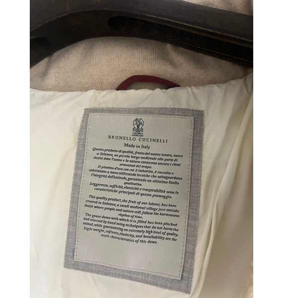Пуховик • Brunello Cucinelli • Бежевый