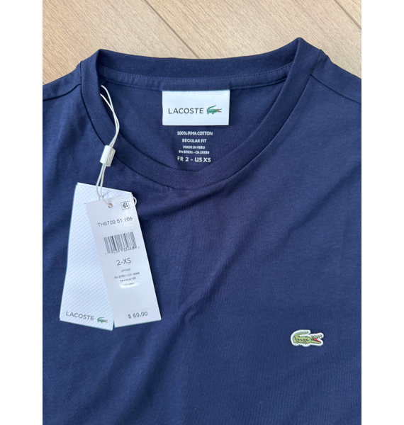 Футболка • Lacoste • Темно-синий