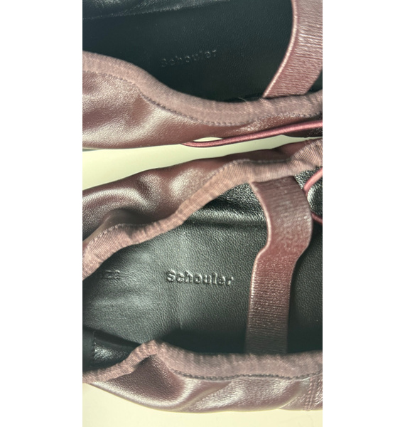 Балетки • Proenza Schouler • Бордовый