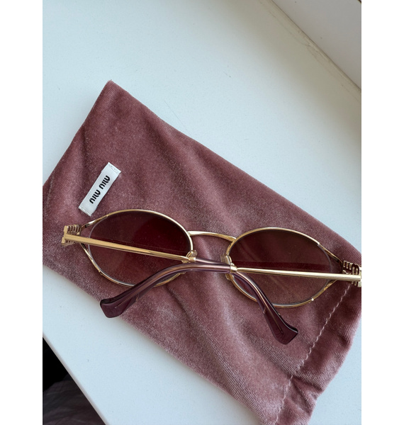 Очки • Miu Miu • Розовый