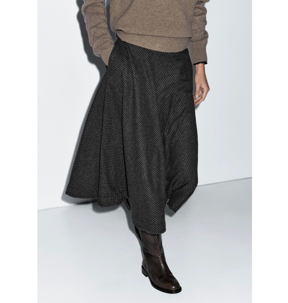 Юбка • Massimo Dutti • Коричневый