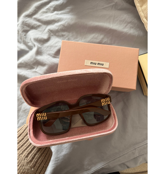 Очки • Miu Miu Eyewear • Коричневый