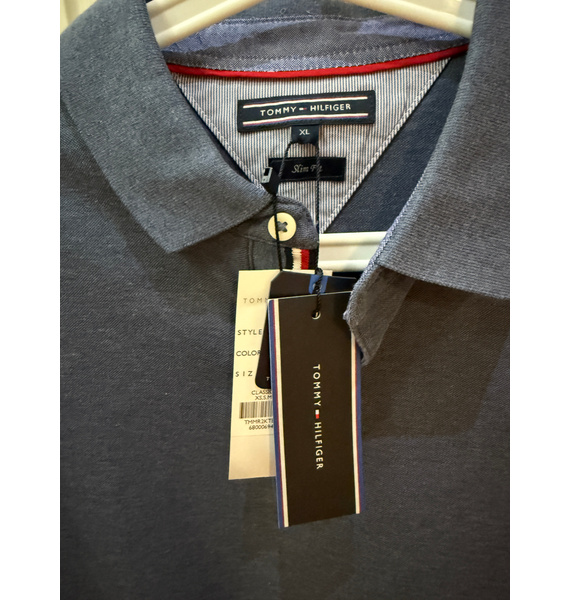 Поло • Tommy Hilfiger • Темно-синий